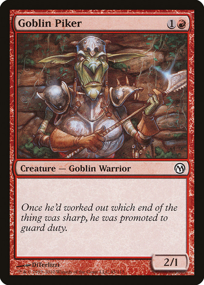MTG Card Title: Goblin Piker DPA/45