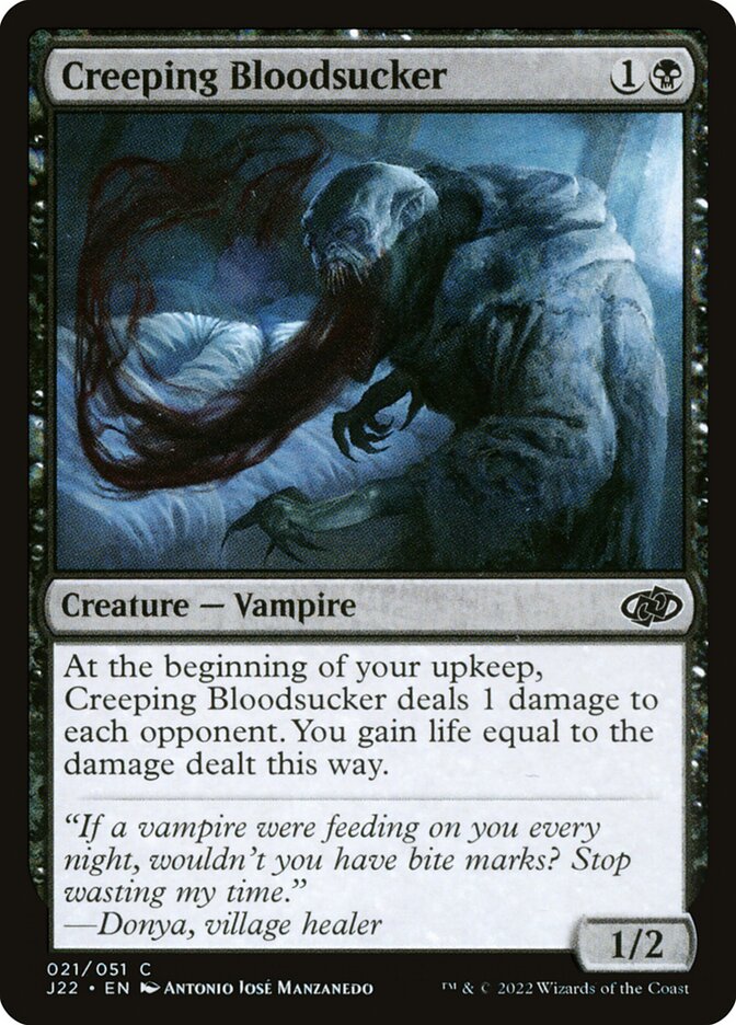 MTG Card Title: Creeping Bloodsucker J22/21