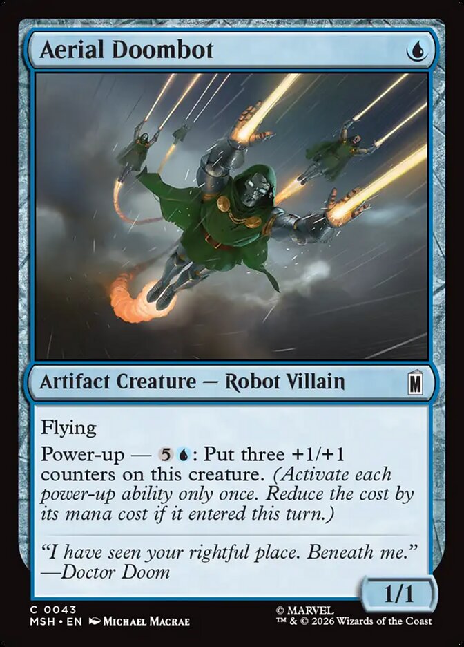 MTG Card Title: Aerial Doombot MSH/43