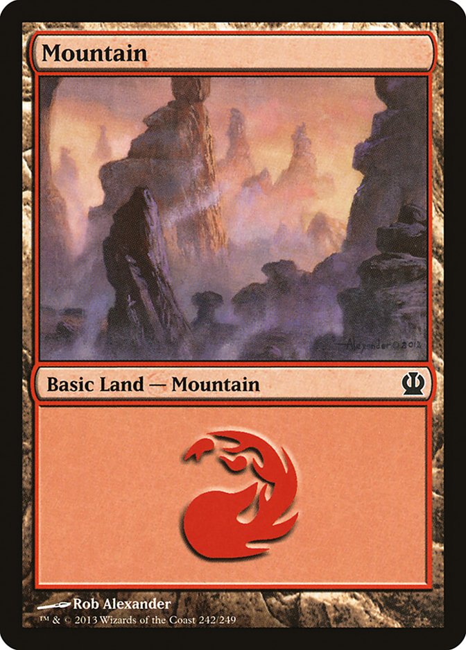 MTG Card Title: Mountain THS/242