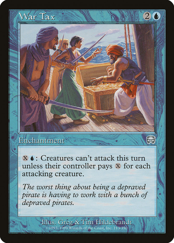 MTG Card Title: War Tax MMQ/113