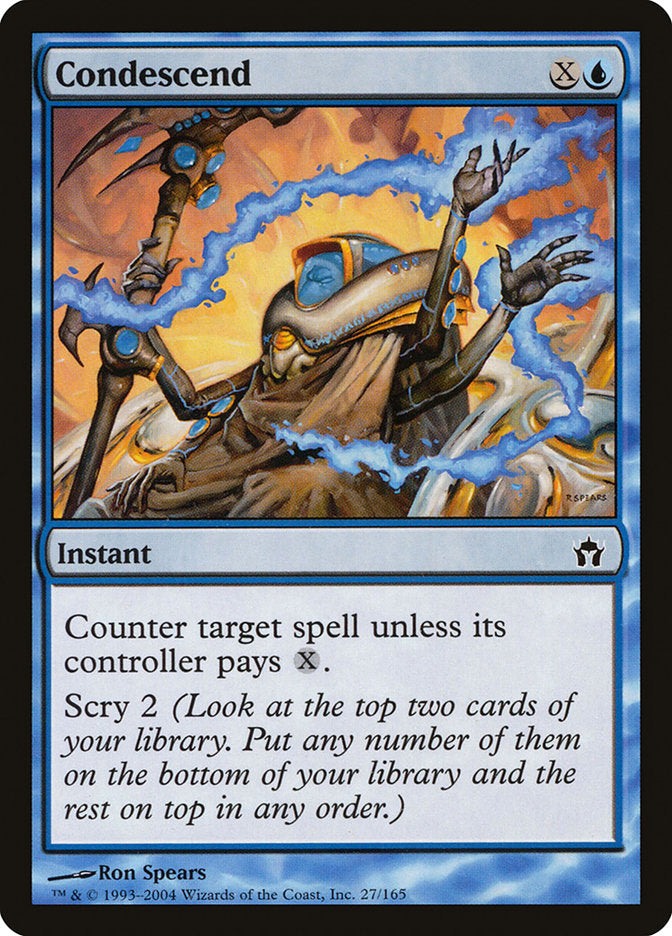 MTG Card Title: Condescend 5DN/27