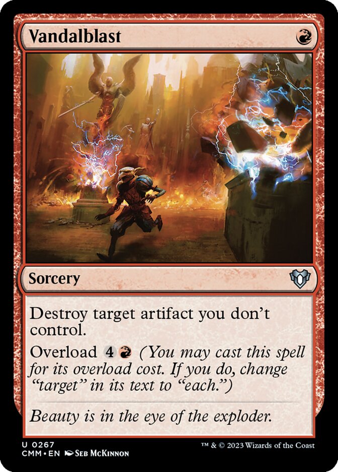 MTG Card Title: Vandalblast CMM/267