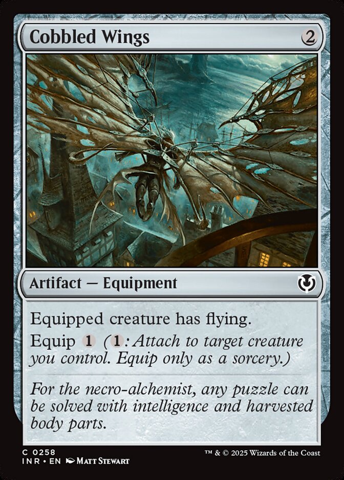 MTG Card Title: Cobbled Wings INR/258