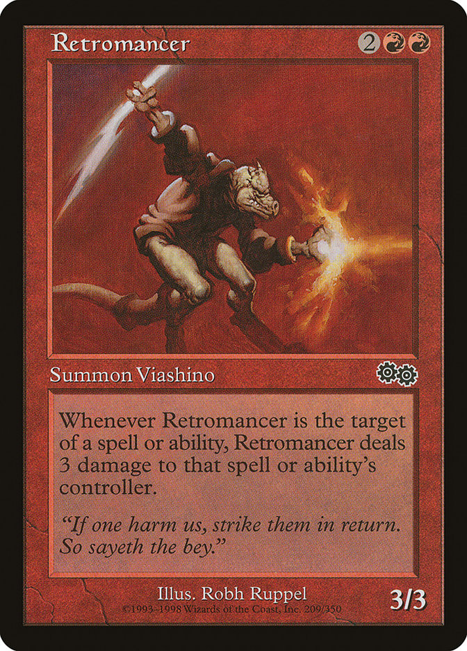 MTG Card Title: Retromancer USG/209