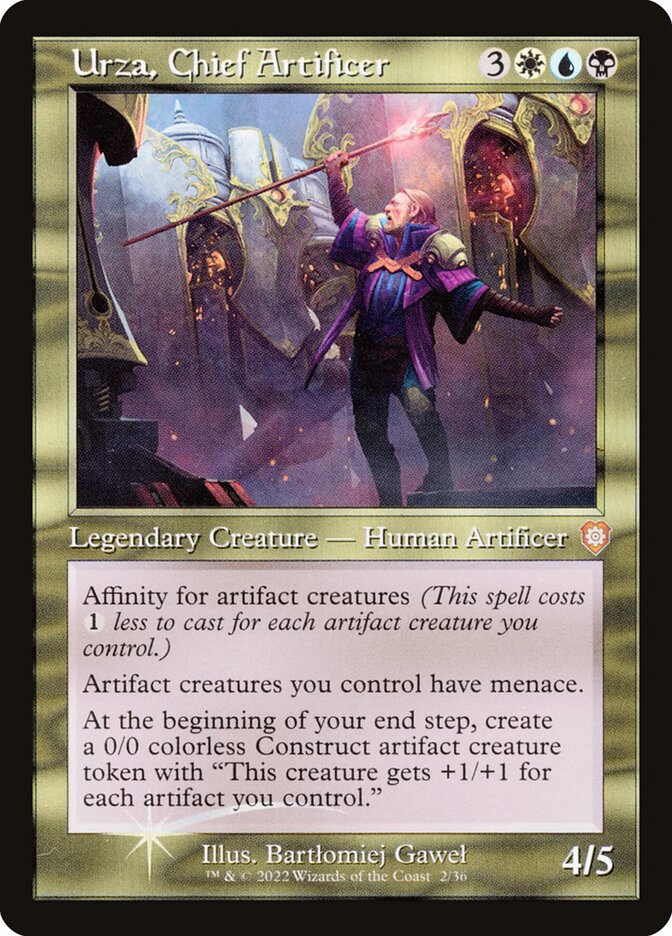 MTG Card Title: Urza, Chief Artificer BRC/2