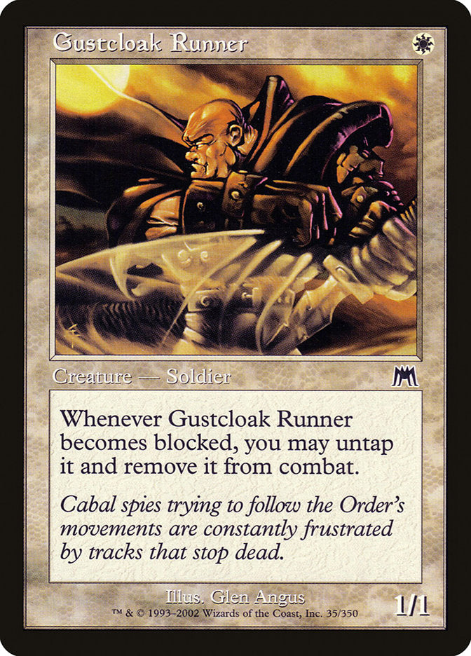 MTG Card Title: Gustcloak Runner ONS/35