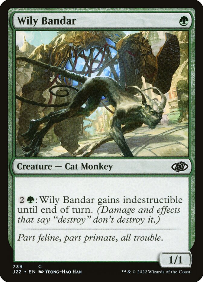 MTG Card Title: Wily Bandar J22/739