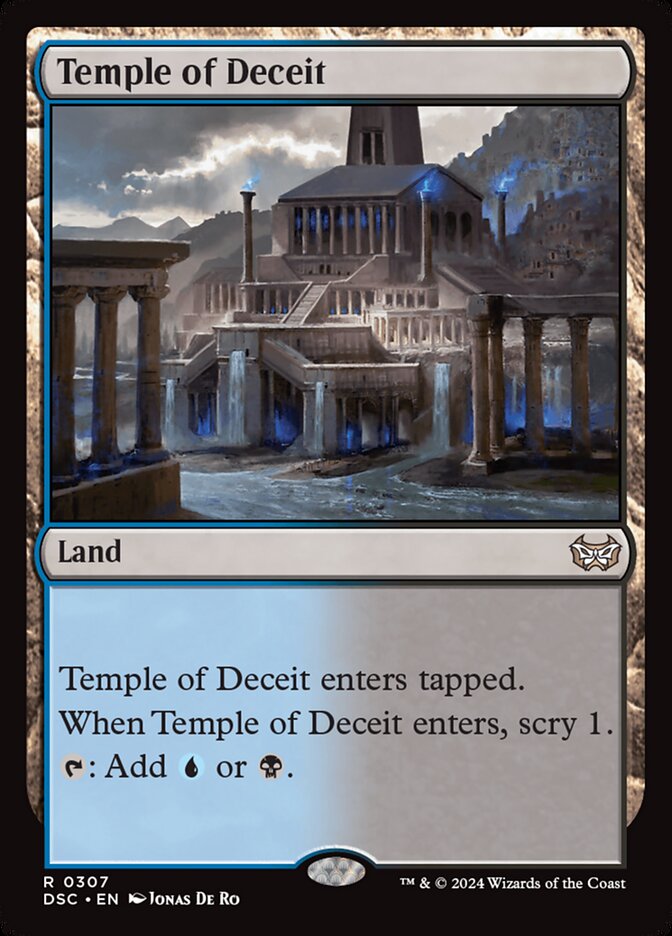 MTG Card Title: Temple of Deceit DSC/307