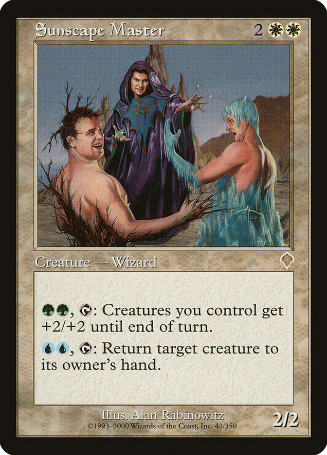 MTG Card Title: Sunscape Master INV/42