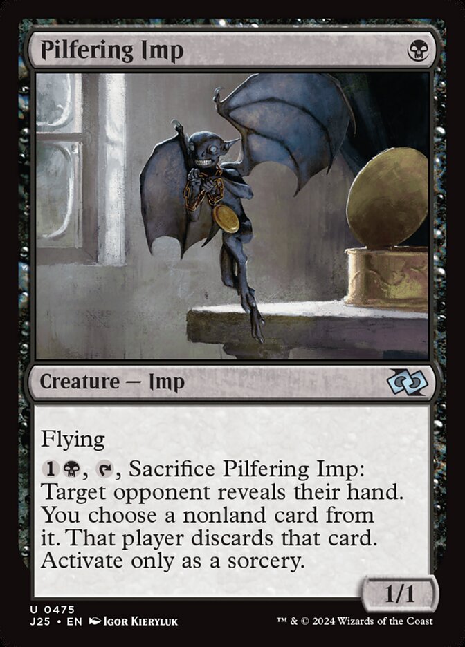 MTG Card Title: Pilfering Imp J25/475