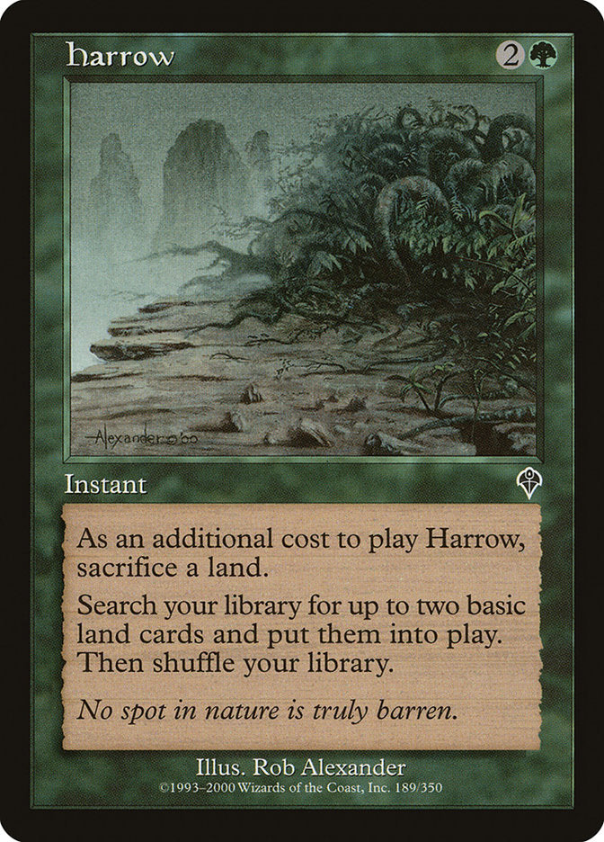 MTG Card Title: Harrow INV/189