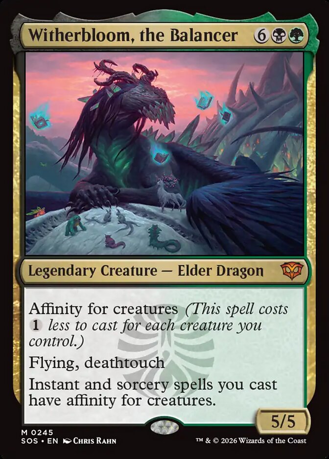 MTG Card Title: Witherbloom, the Balancer SOS/245