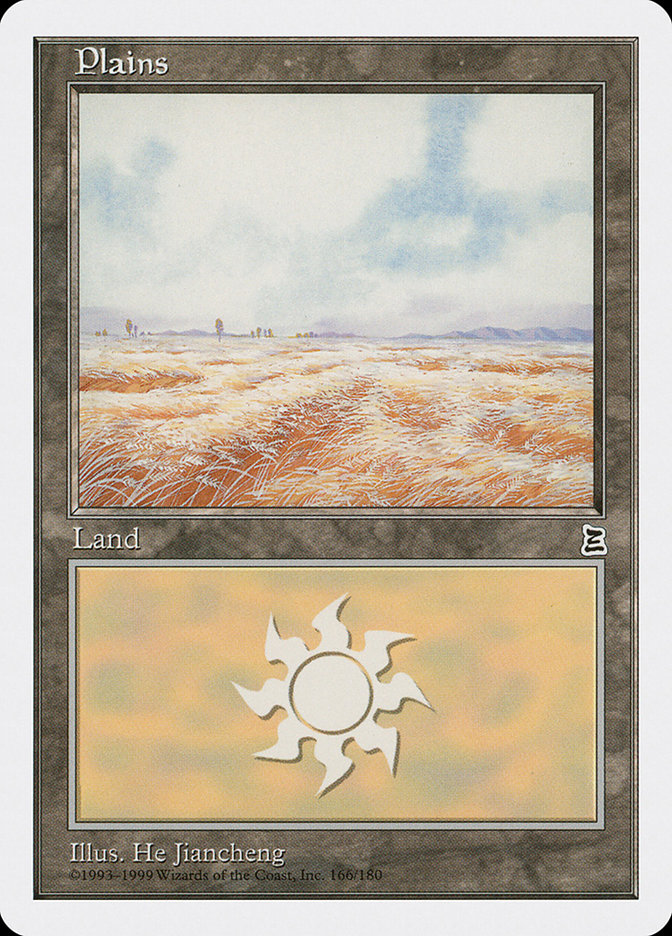 MTG Card Title: Plains PTK/166