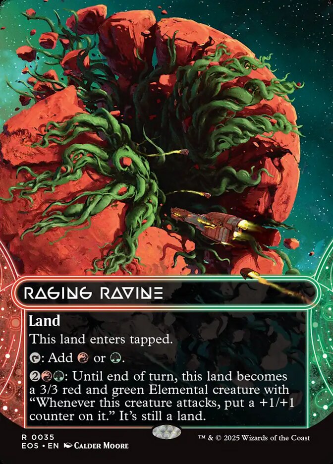 MTG Card Title: Raging Ravine EOS/35