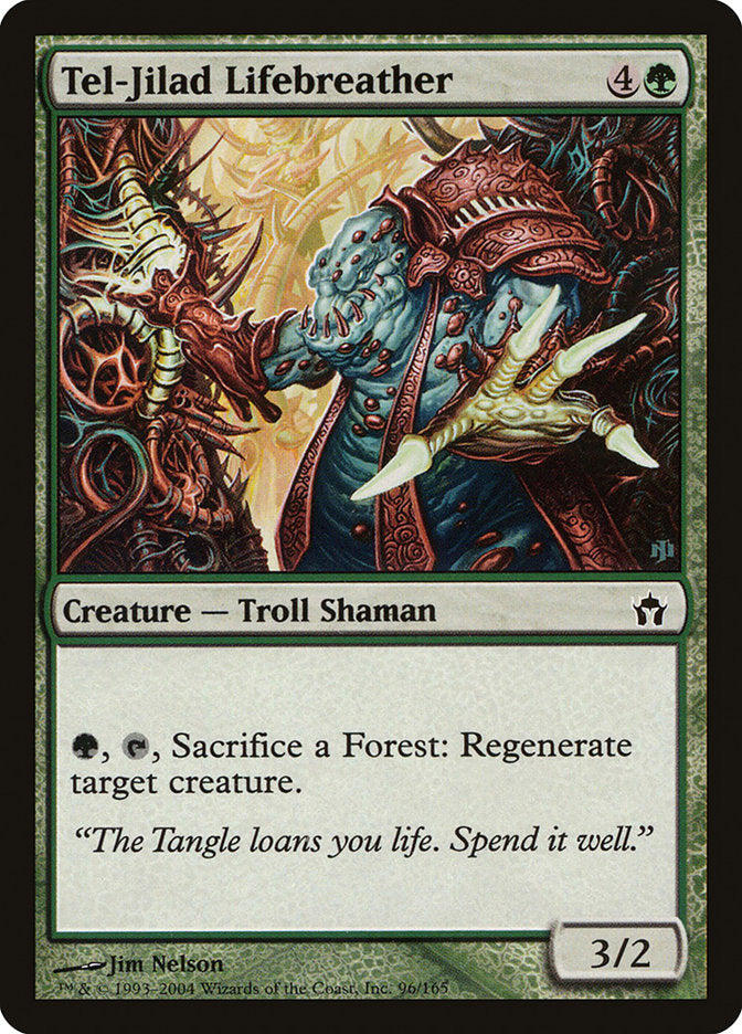 MTG Card Title: Tel-Jilad Lifebreather 5DN/96
