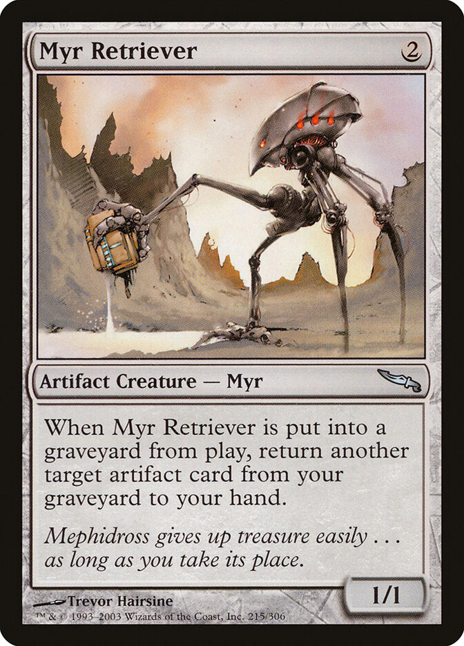 MTG Card Title: Myr Retriever MRD/215
