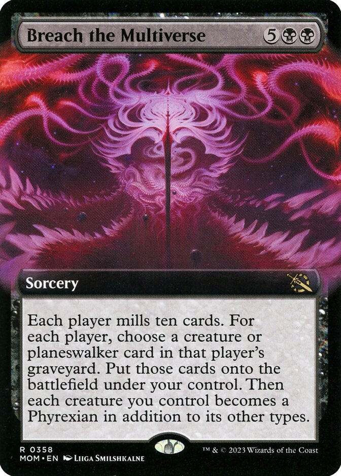 MTG Card Title: Breach the Multiverse MOM/358