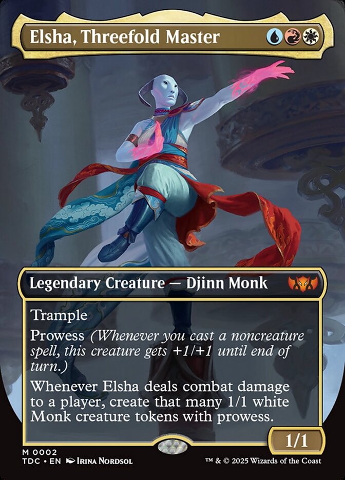 MTG Card Title: Elsha, Threefold Master TDC/2