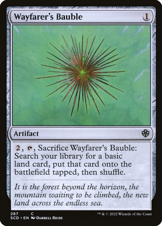 MTG Card Title: Wayfarer's Bauble SCD/287