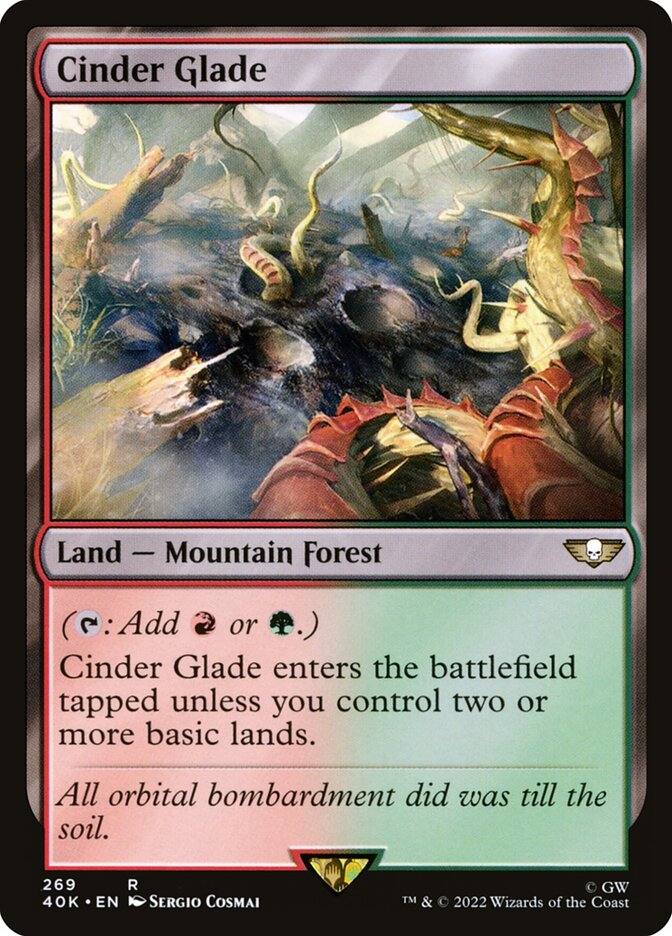 MTG Card Title: Cinder Glade 40K/269