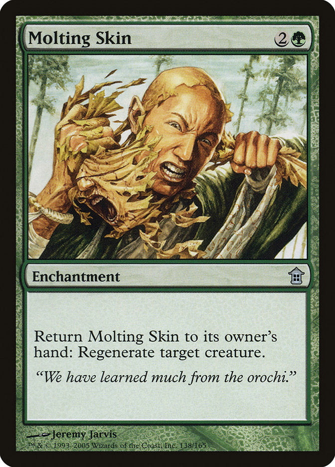 MTG Card Title: Molting Skin SOK/138