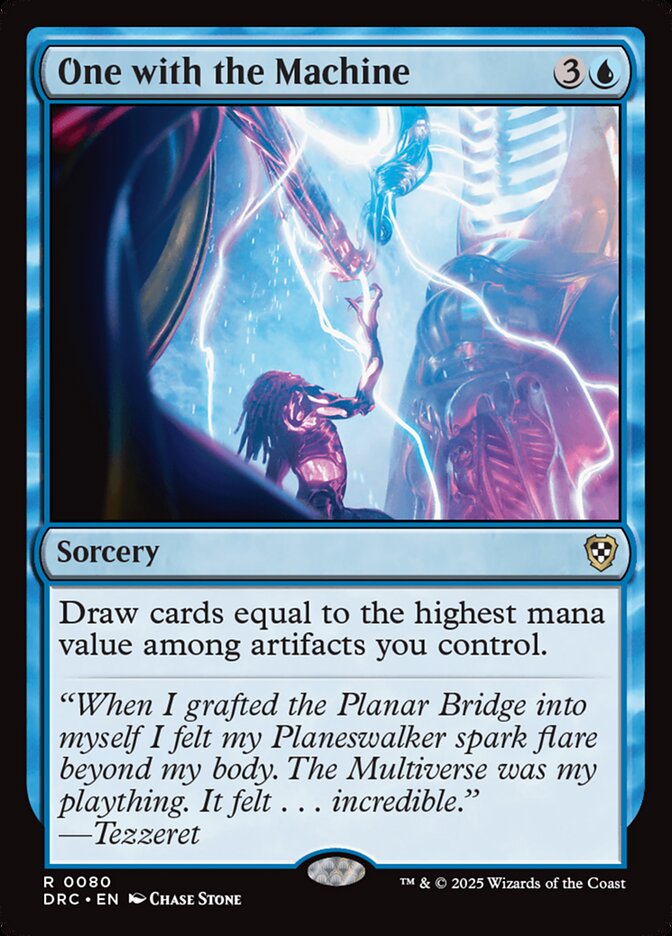 MTG Card Title: One with the Machine DRC/80