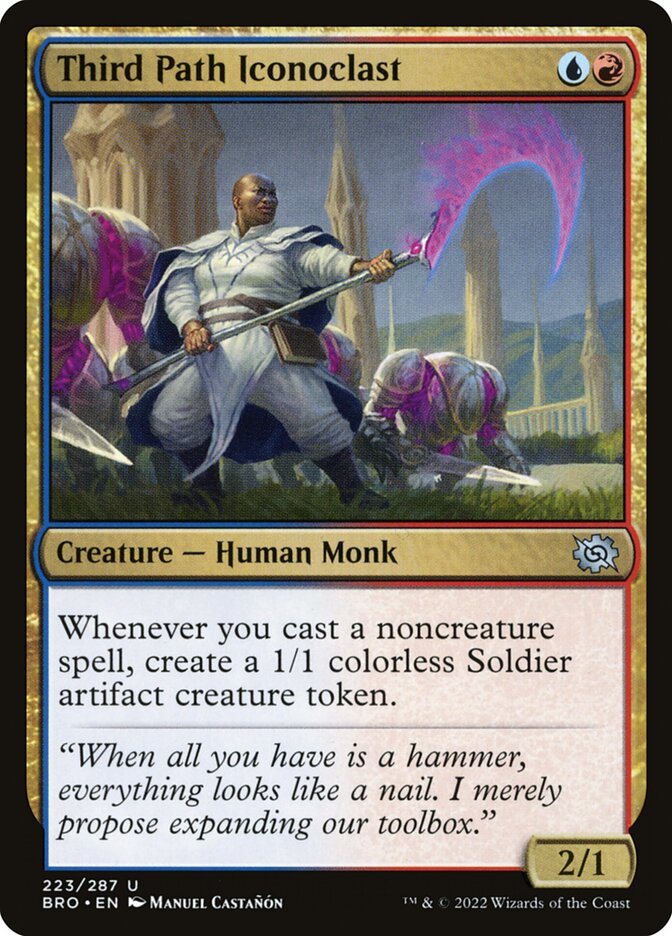 MTG Card Title: Third Path Iconoclast BRO/223