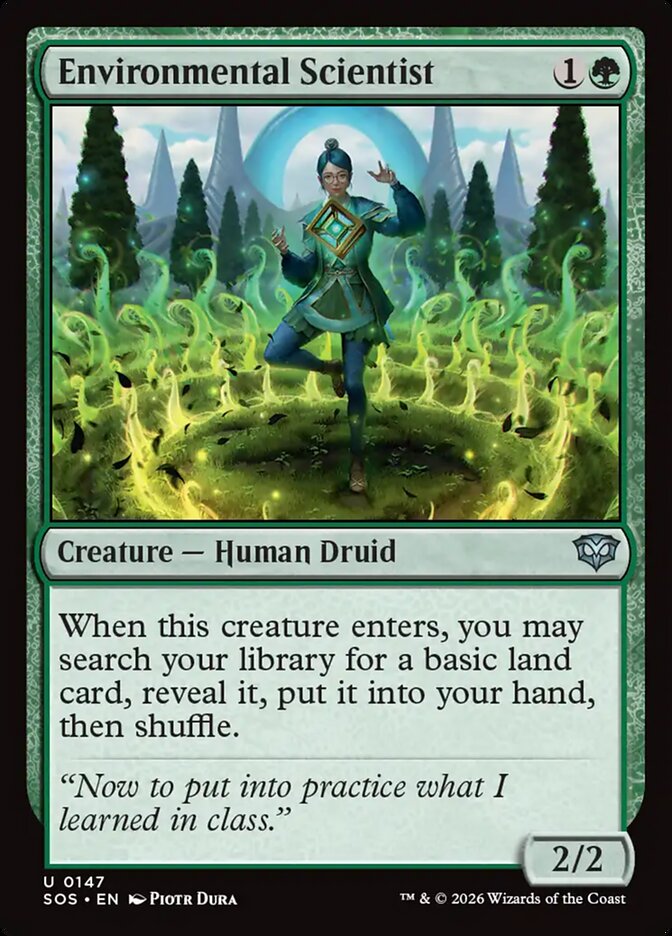 MTG Card Title: Environmental Scientist SOS/147