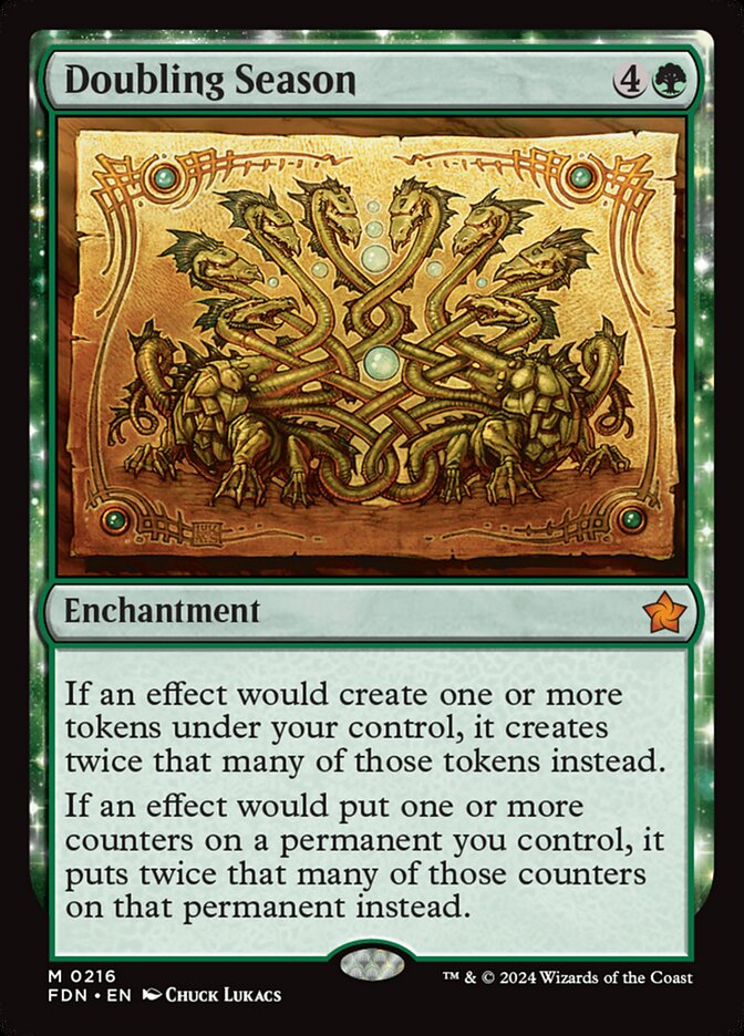 MTG Card Title: Doubling Season FDN/216