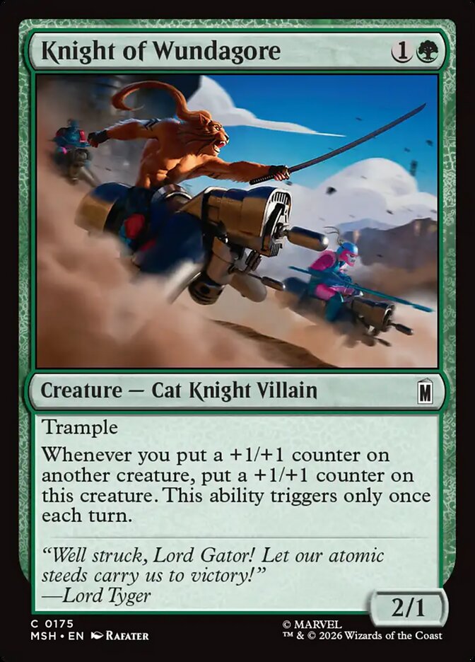 MTG Card Title: Knight of Wundagore MSH/175