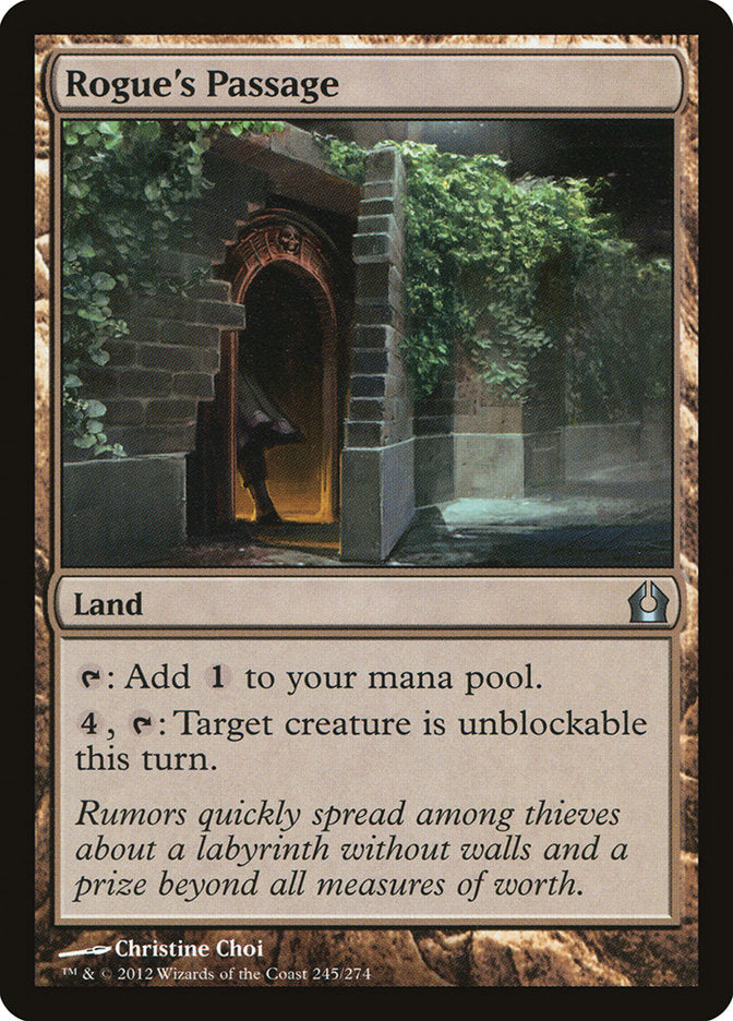 MTG Card Title: Rogue's Passage RTR/245