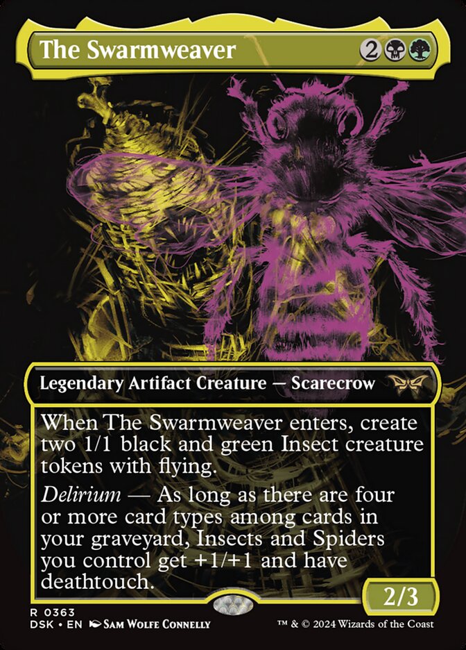 MTG Card Title: The Swarmweaver DSK/363