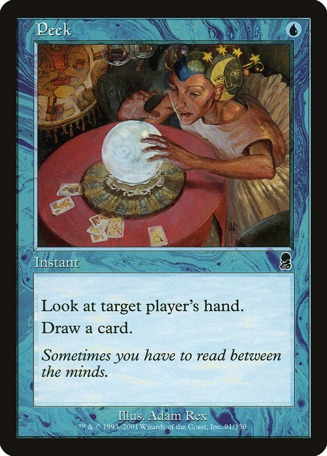 MTG Card Title: Peek ODY/91