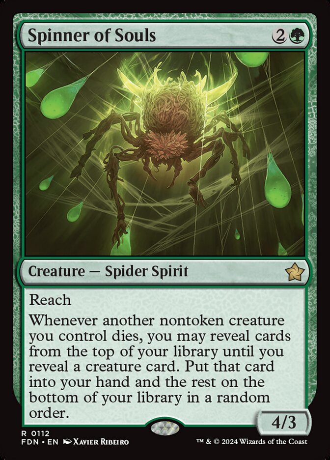 MTG Card Title: Spinner of Souls FDN/112