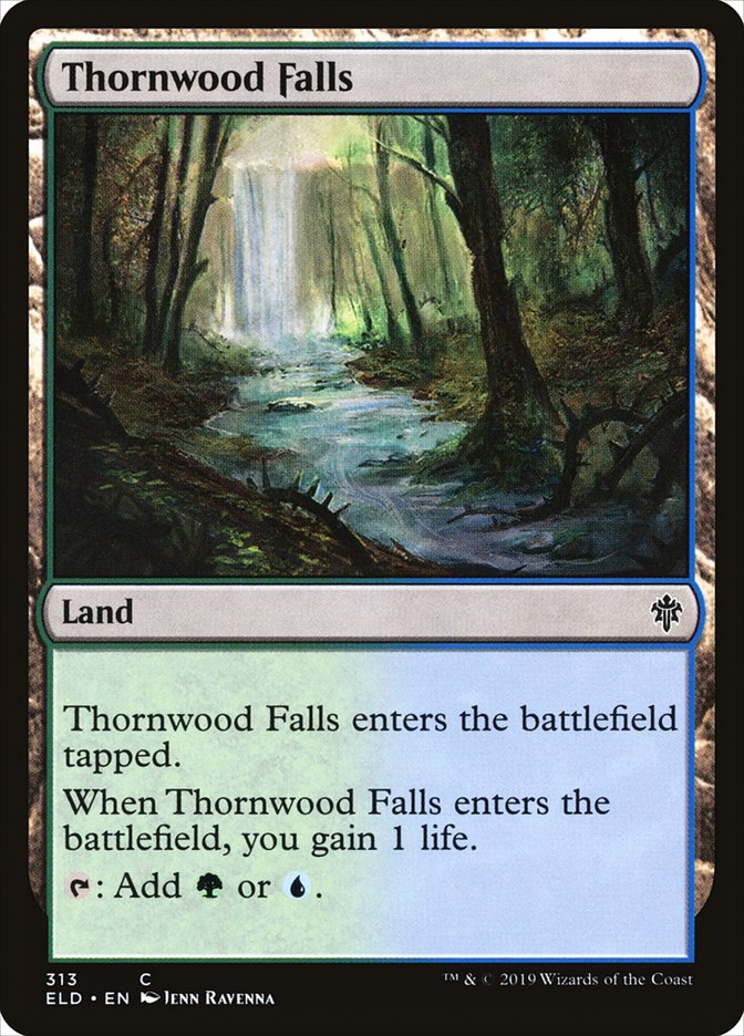 MTG Card Title: Thornwood Falls ELD/313