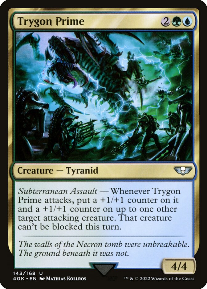 MTG Card Title: Trygon Prime 40K/143