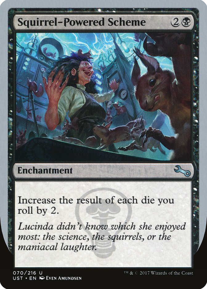 MTG Card Title: Squirrel-Powered Scheme UST/70