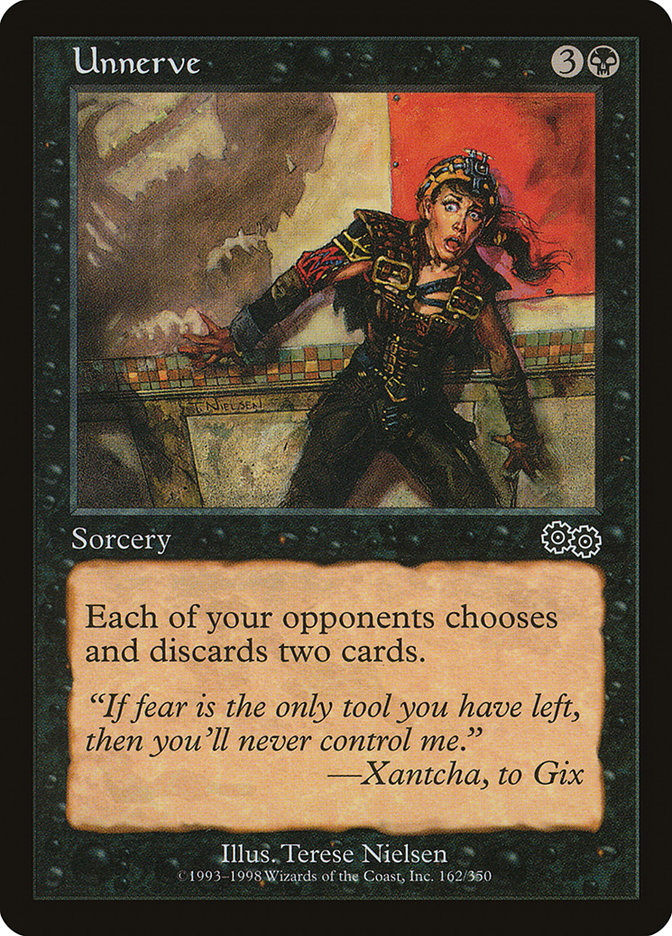MTG Card Title: Unnerve USG/162