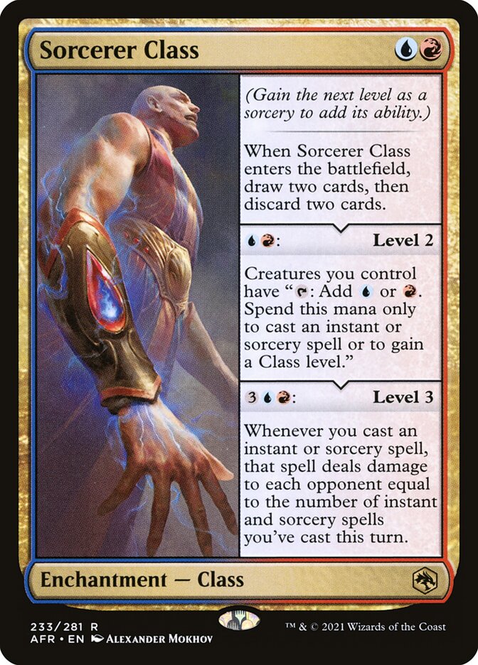MTG Card Title: Sorcerer Class AFR/233