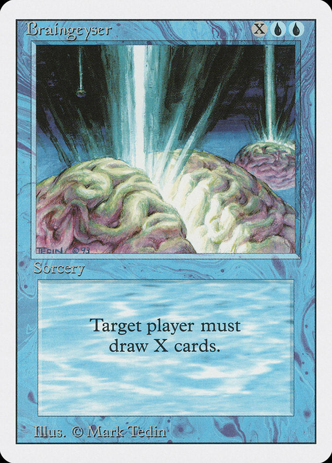 MTG Card Title: Braingeyser 3ED/50
