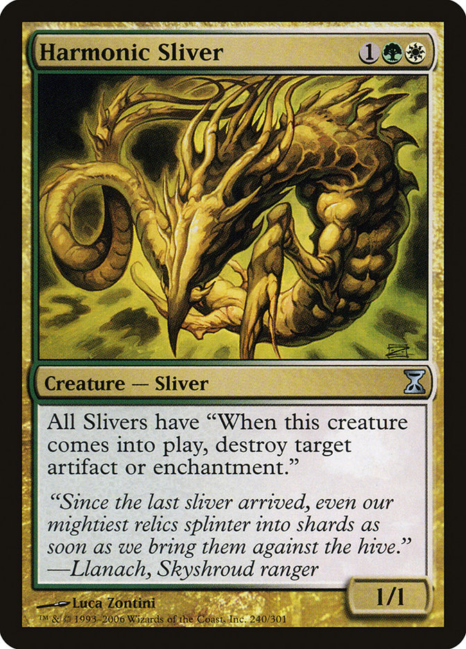 MTG Card Title: Harmonic Sliver TSP/240