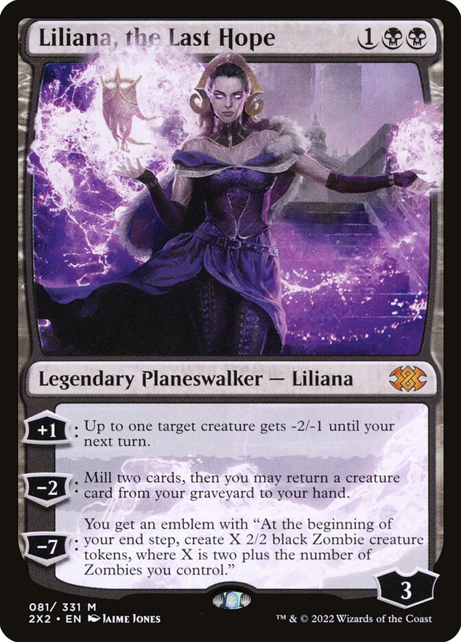 MTG Card Title: Liliana, the Last Hope 2X2/81