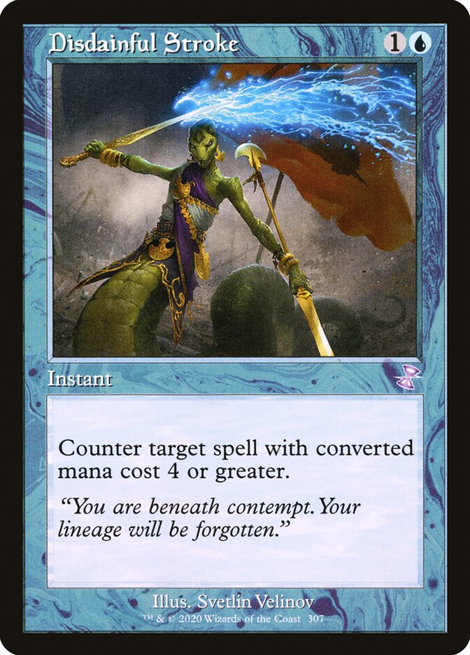 MTG Card Title: Disdainful Stroke TSR/307