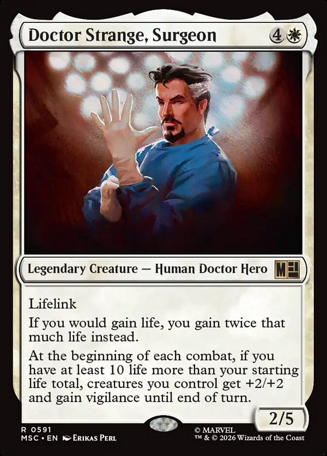 MTG Card Title: Doctor Strange, Surgeon MSC/591