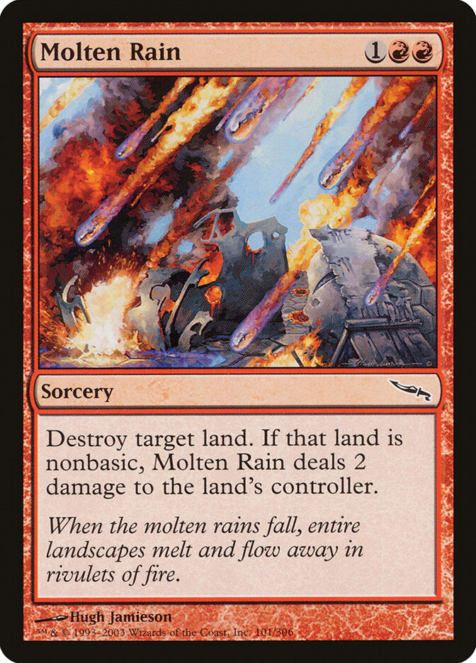 MTG Card Title: Molten Rain MRD/101