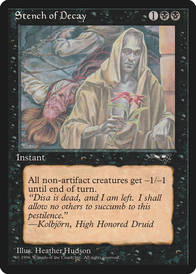 MTG Card Title: Stench of Decay ALL/61a