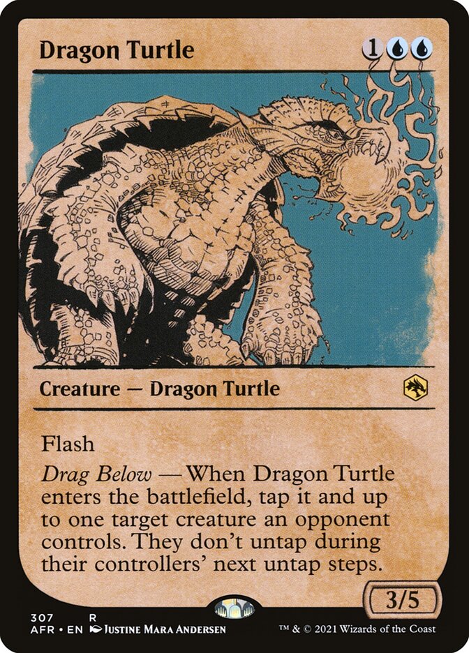 MTG Card Title: Dragon Turtle AFR/307