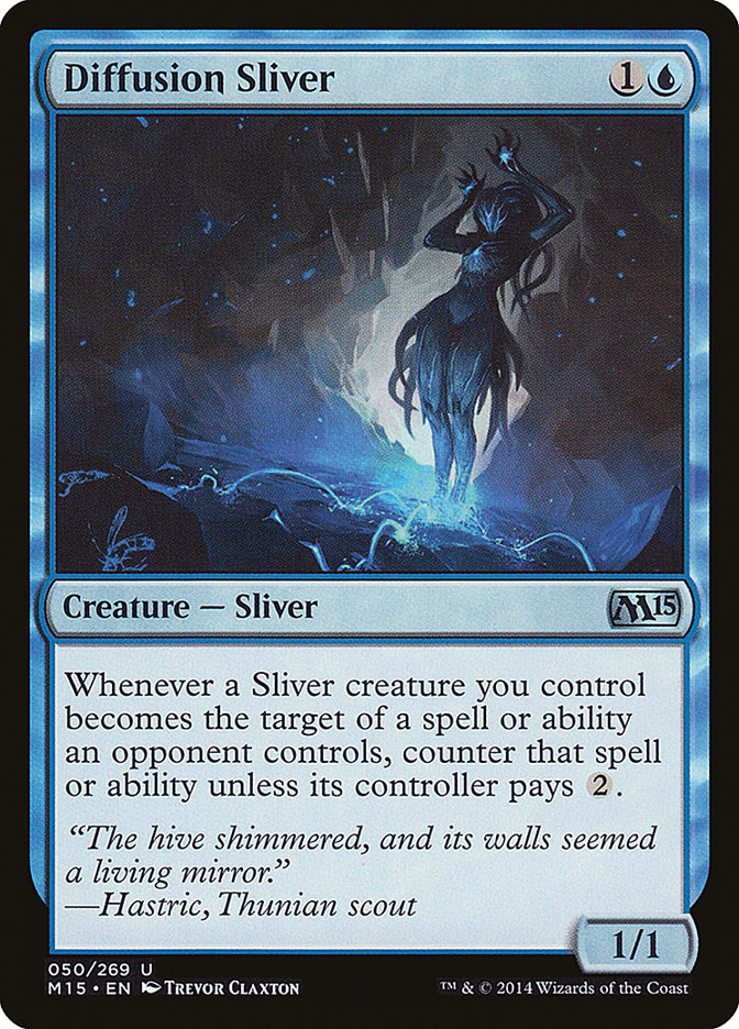 MTG Card Title: Diffusion Sliver M15/50