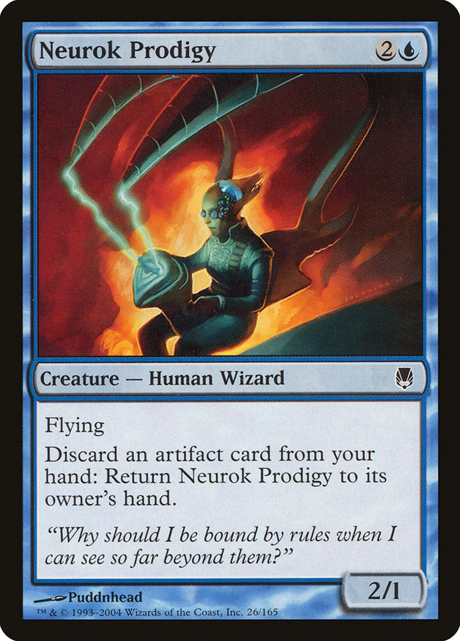 MTG Card Title: Neurok Prodigy DST/26